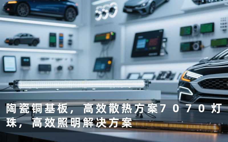 陶瓷铜基板,高效散热方案7070灯珠,高效照明解决方案
