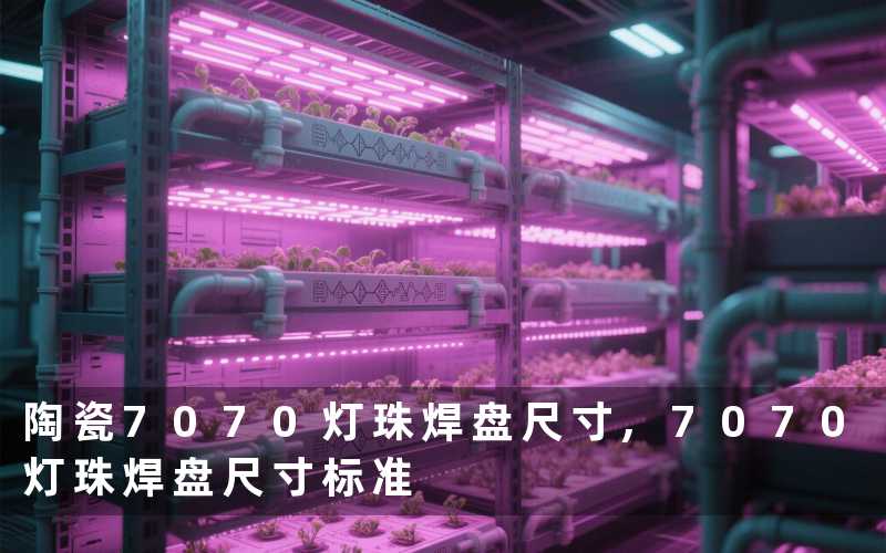 陶瓷7070灯珠焊盘尺寸,7070灯珠焊盘尺寸标准