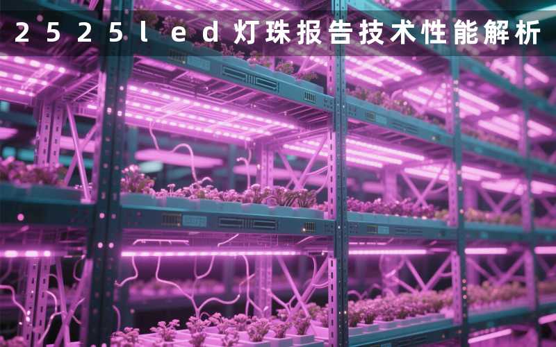 2525led灯珠报告技术性能解析