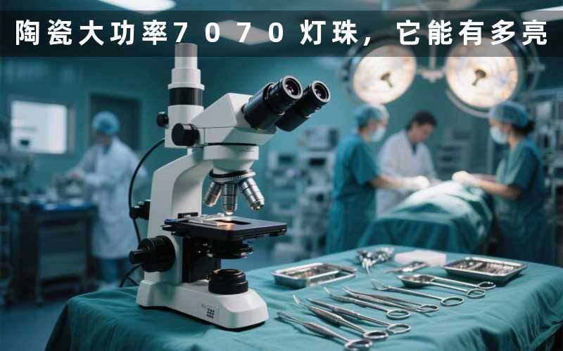 陶瓷大功率7070灯珠,它能有多亮