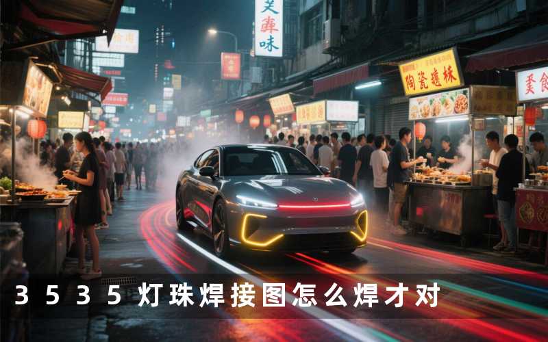 3535灯珠焊接图怎么焊才对