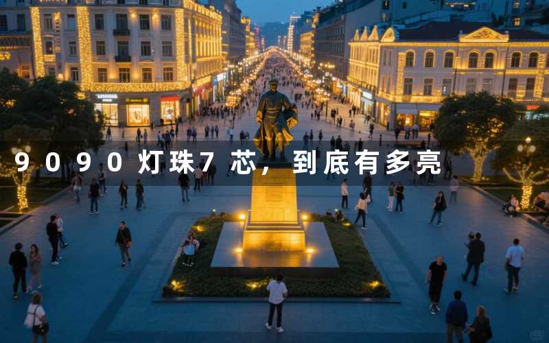 9090灯珠7芯,到底有多亮