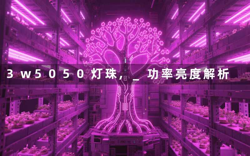 3w5050灯珠, 功率亮度解析