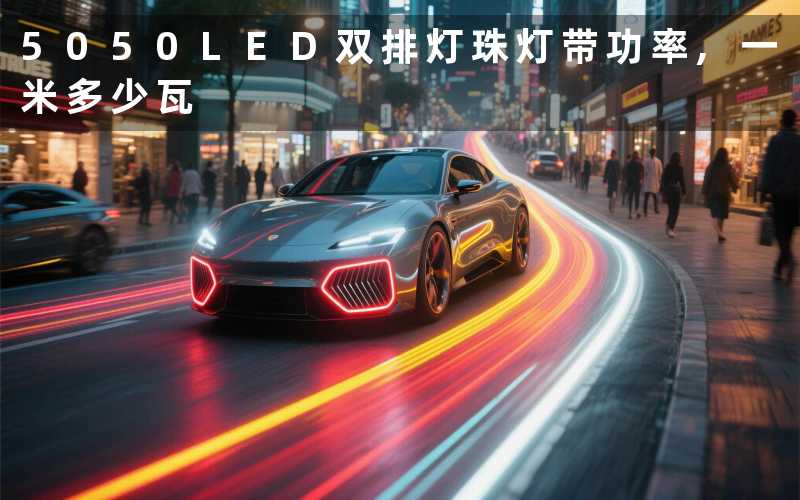 5050LED双排灯珠灯带功率,一米多少瓦