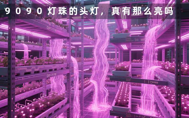 9090灯珠的头灯,真有那么亮吗