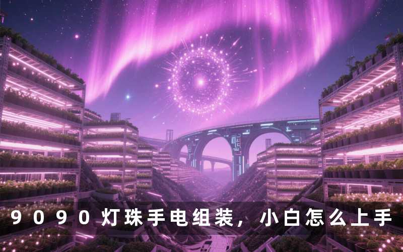 9090灯珠手电组装,小白怎么上手