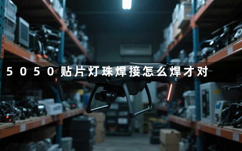 5050贴片灯珠焊接怎么焊才对