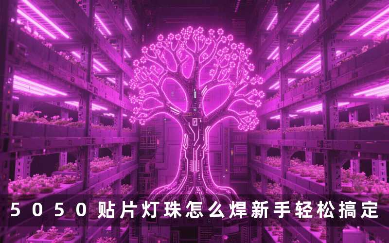 5050贴片灯珠怎么焊（新手轻松搞定）