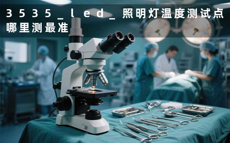 3535 led 照明灯温度测试点哪里测最准