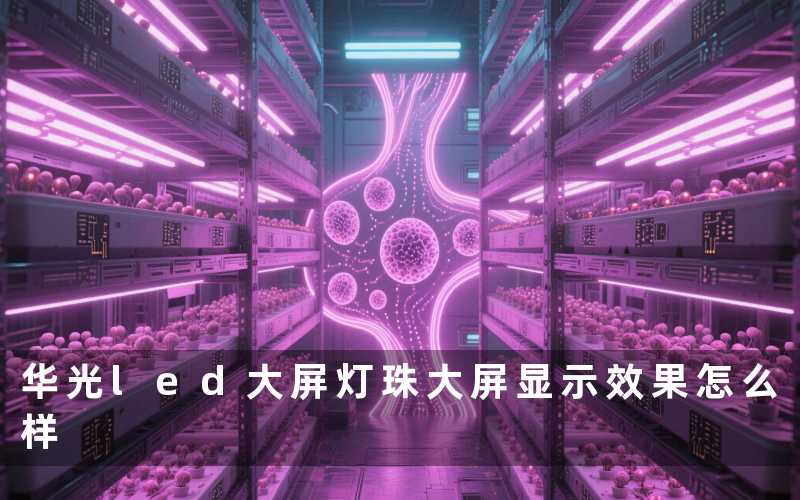 华光led大屏灯珠大屏显示效果怎么样