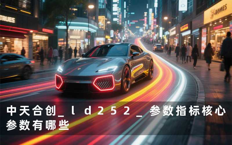 中天合创 ld252 参数指标(核心参数有哪些)