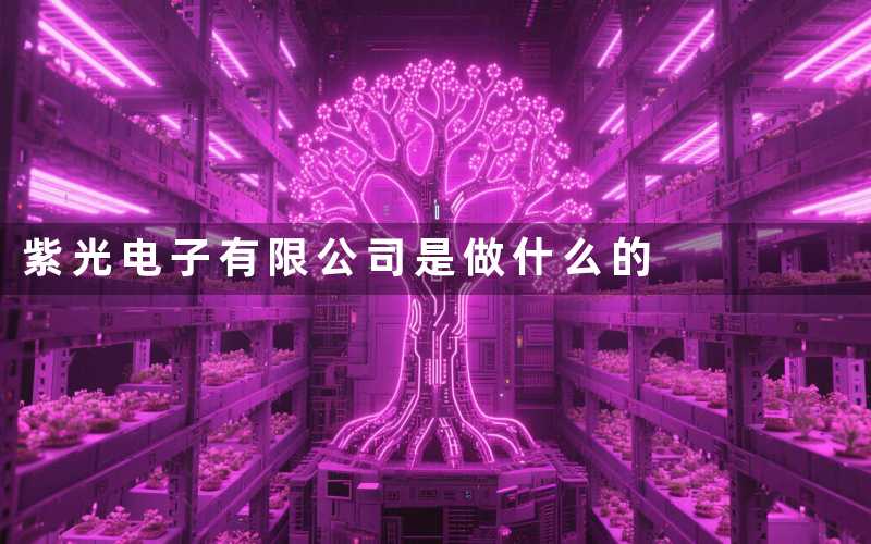 紫光电子有限公司(是做什么的)