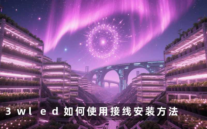 3wled如何使用接线安装方法