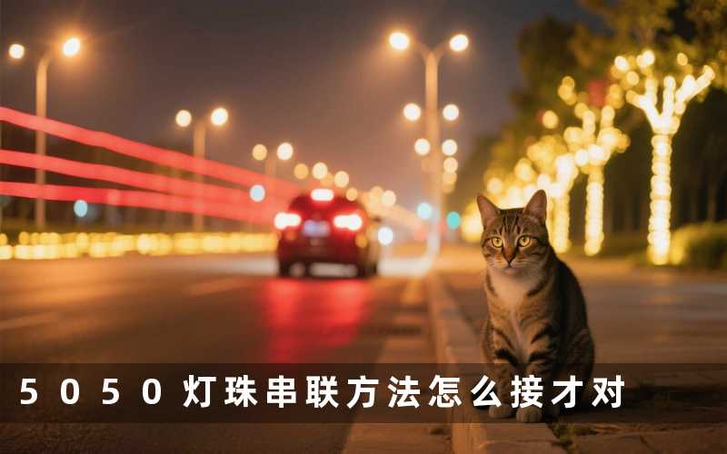 5050灯珠串联方法怎么接才对