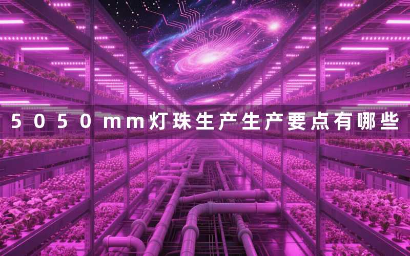 5050mm灯珠生产(生产要点有哪些)