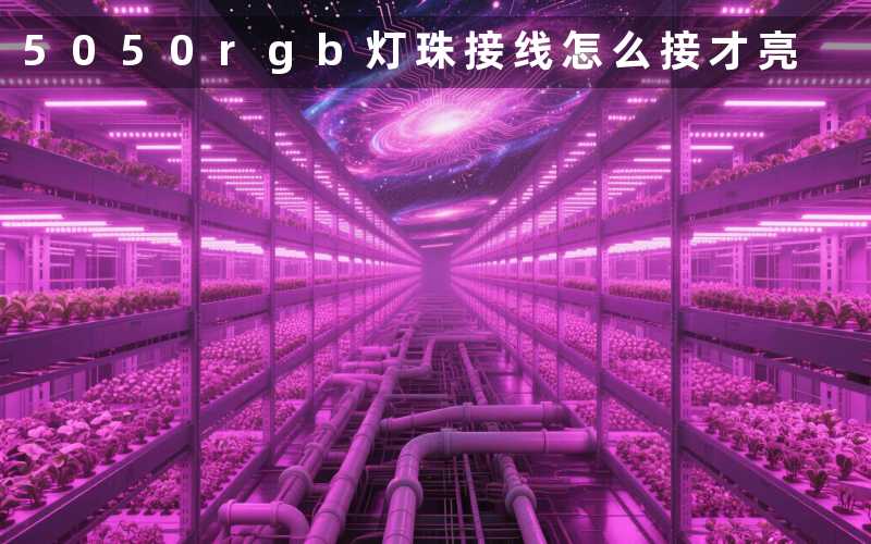 5050rgb灯珠接线(怎么接才亮)
