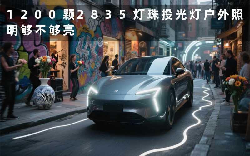 1200颗2835灯珠投光灯(户外照明够不够亮)