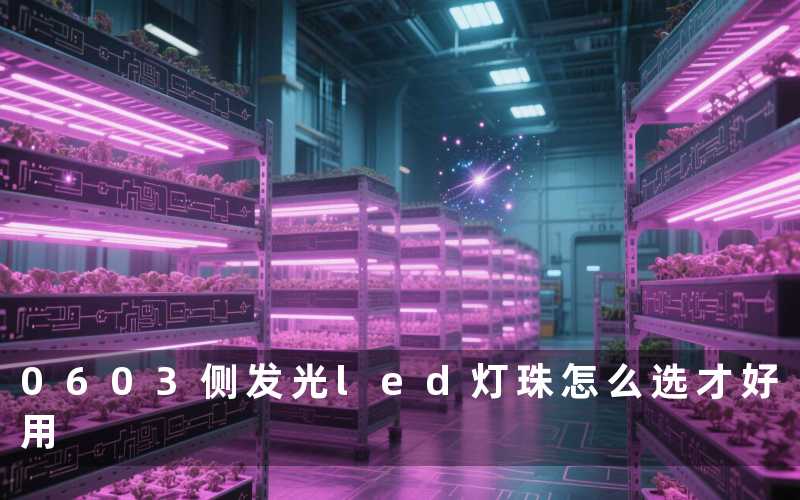 0603侧发光led灯珠(怎么选才好用)