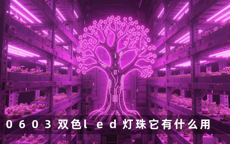 0603双色led灯珠(它有什么用)