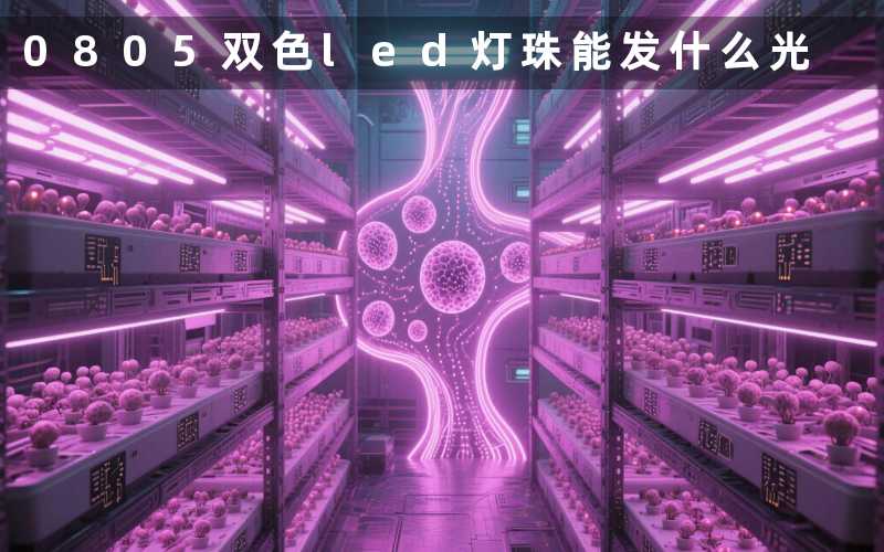 0805双色led灯珠(能发什么光)