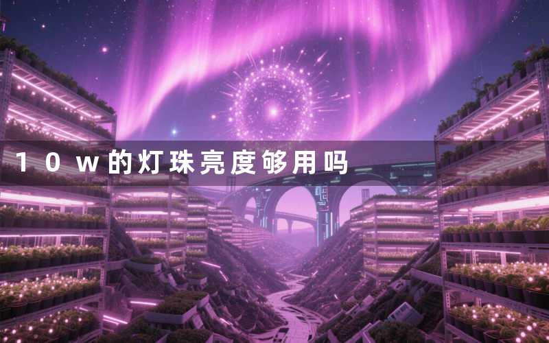 10w的灯珠(亮度够用吗)