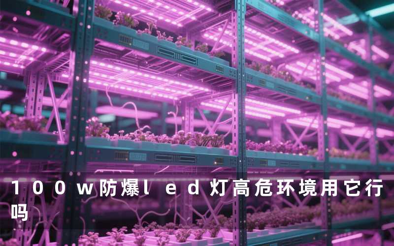 100w防爆led灯(高危环境用它行吗)