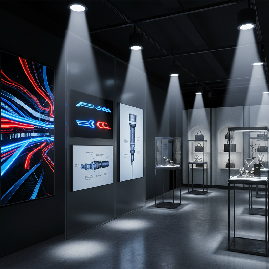 COB直视LED在商业射灯、高清显示屏、汽车照明和医疗内窥镜等多个创新应用领域的展示