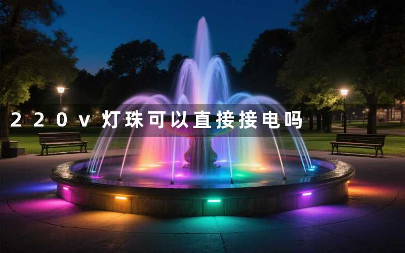 220v灯珠(可以直接接电吗)