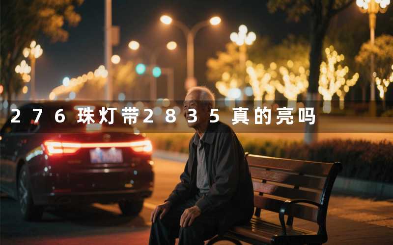 276珠灯带2835(真的亮吗)