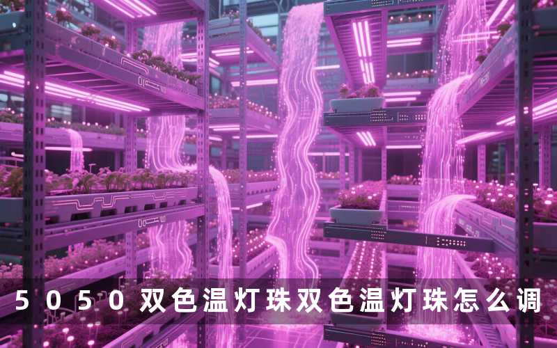 5050双色温灯珠(双色温灯珠怎么调)