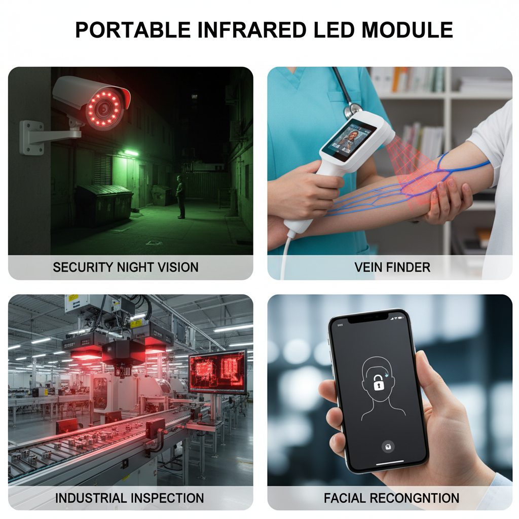 便携式高亮红外LED模组详解：工作原理、设计要点与应用场景