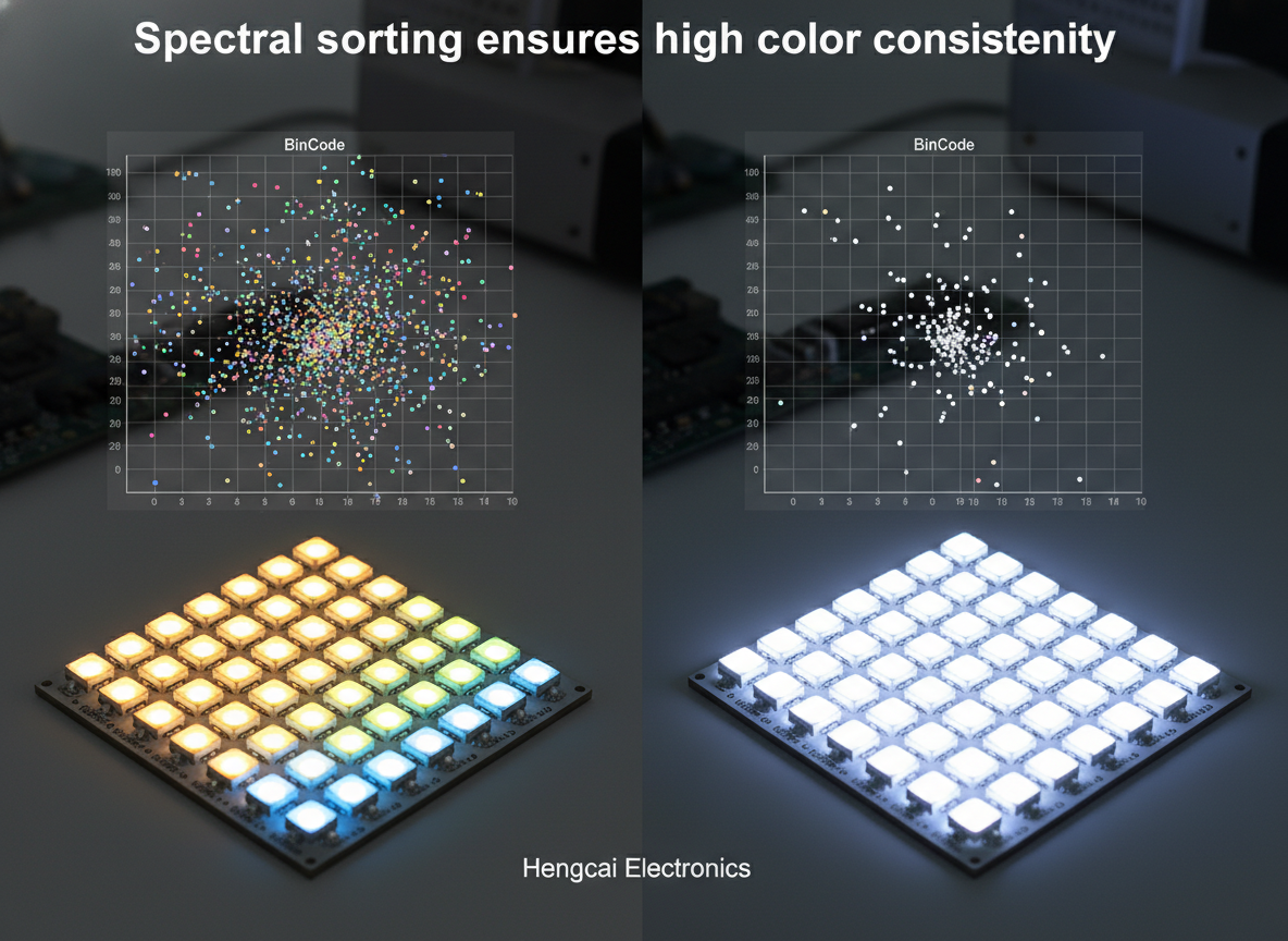 分光分色确保光色高度一致，消除“花脸”现象