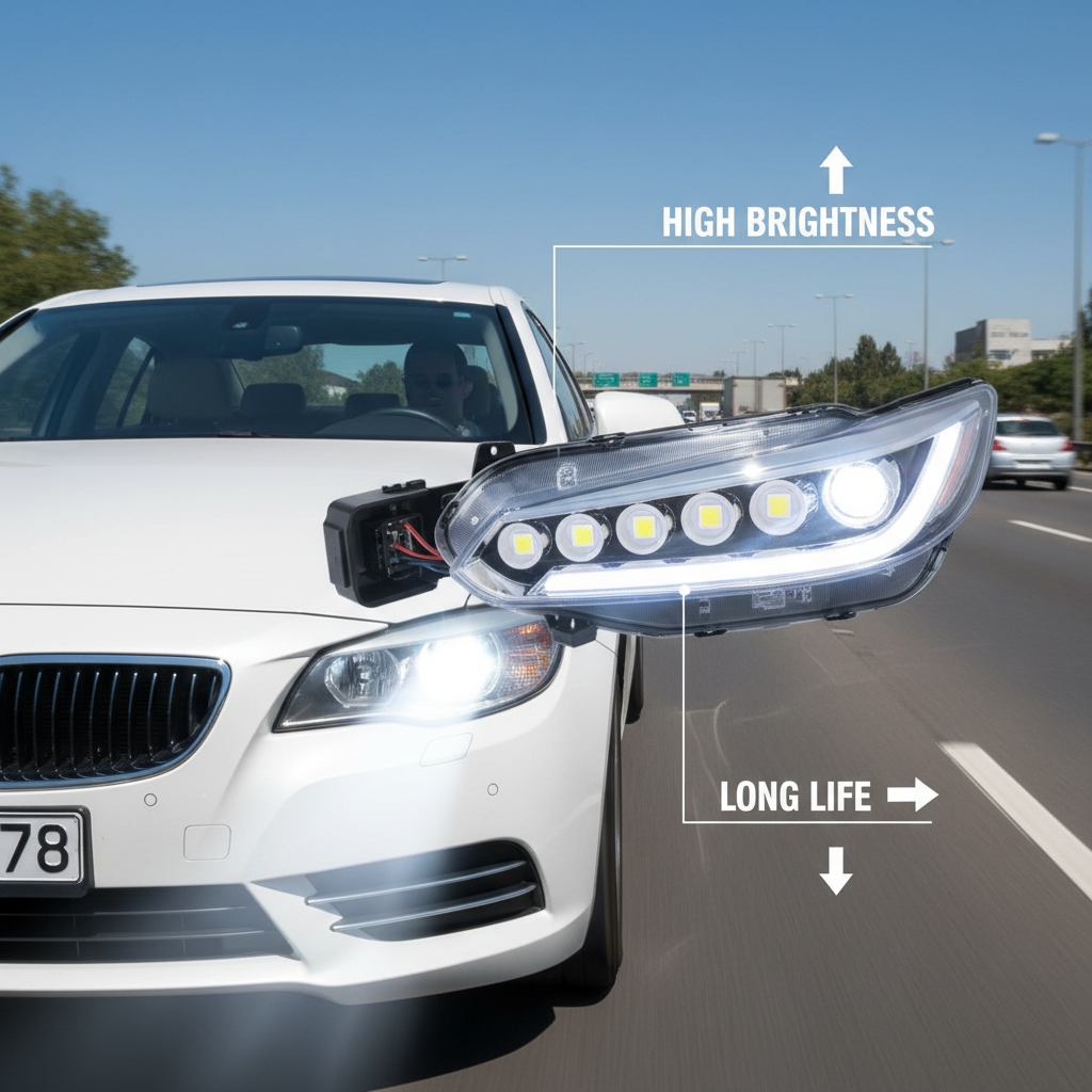 陶瓷白光车光源LED大功率灯珠：技术原理、性能优势与选型指南