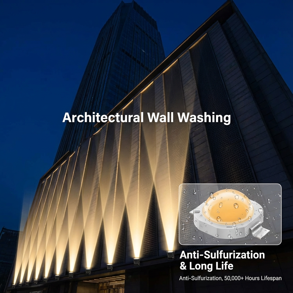 60°LED发光陶瓷灯珠深度解析：技术优势、材料细节与应用案例