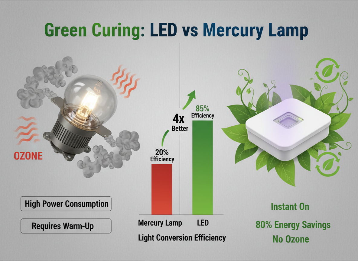 大功率陶瓷双芯395nm紫外线UV固化光源深度解析：技术优势、应用与性能对比