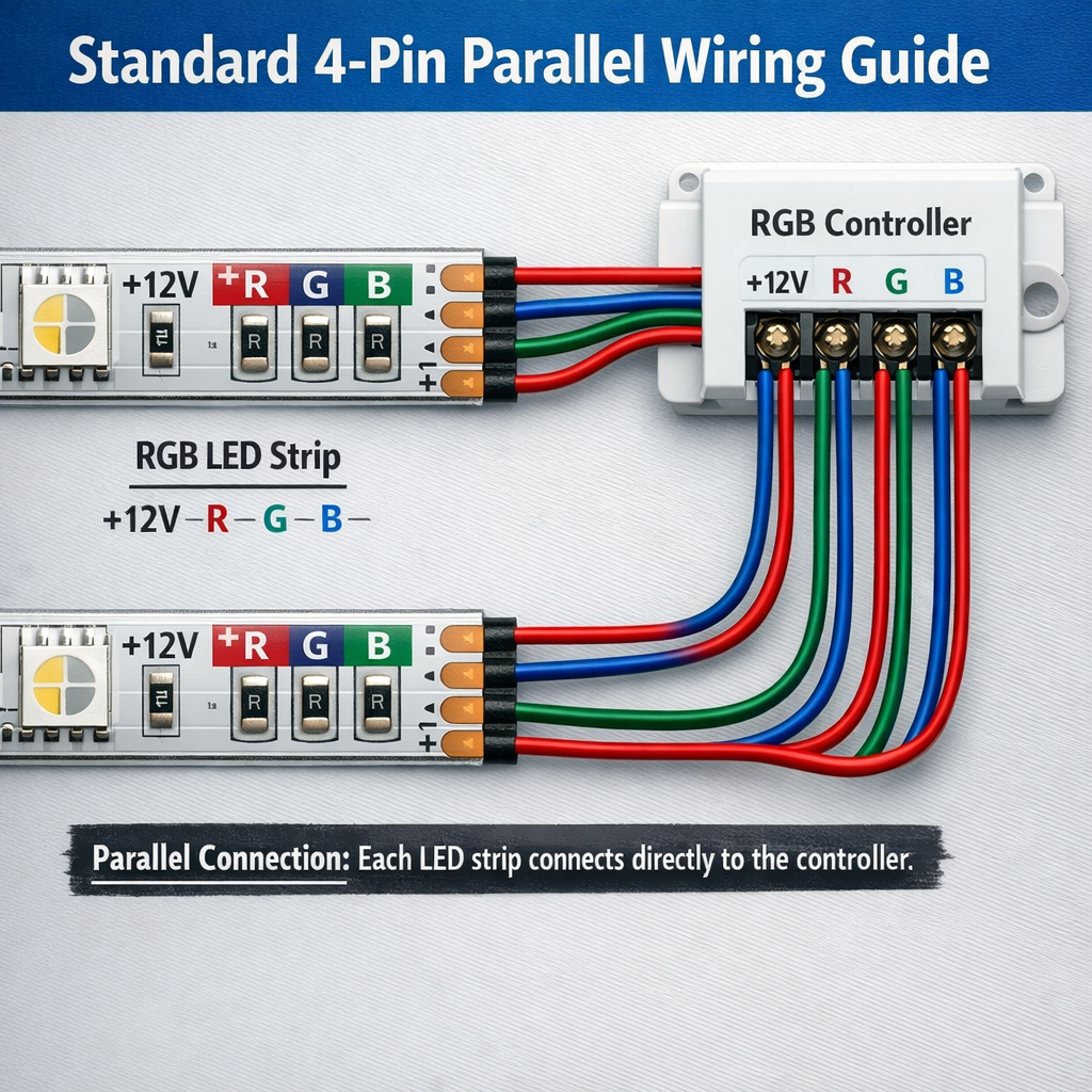 12v5050RGB灯带每路电压深度解析：技术标准与安装指南