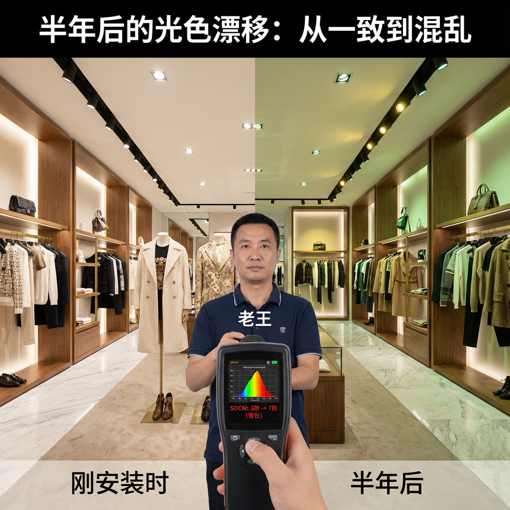 半年后的光色漂移：从一致到混乱