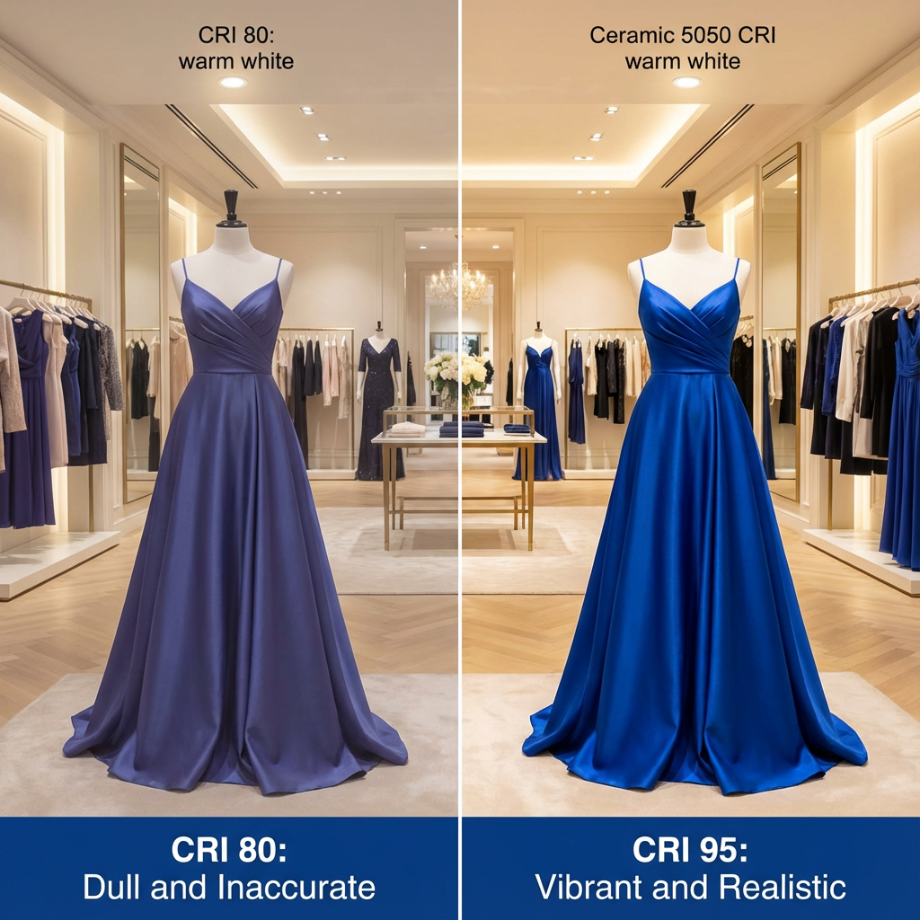 陶瓷5050白光10w仿科锐xml灯珠深度解析：技术、性能与应用场景