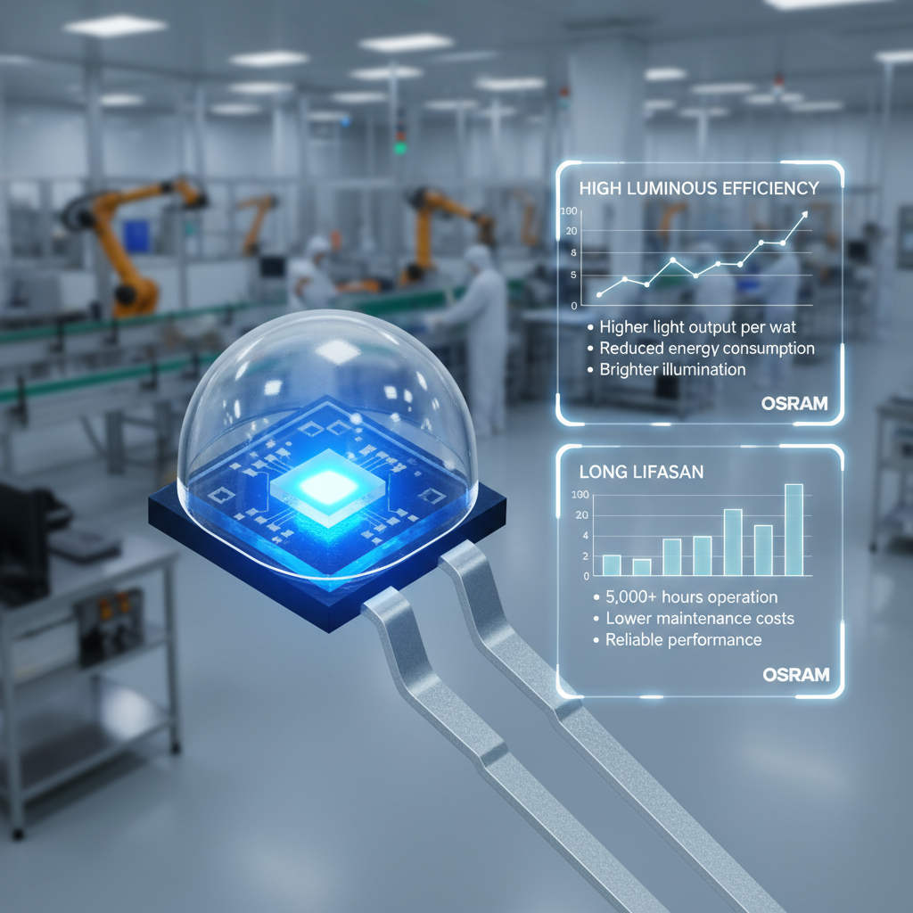 欧司朗LED芯片特写:高光效与长寿命的技术揭秘