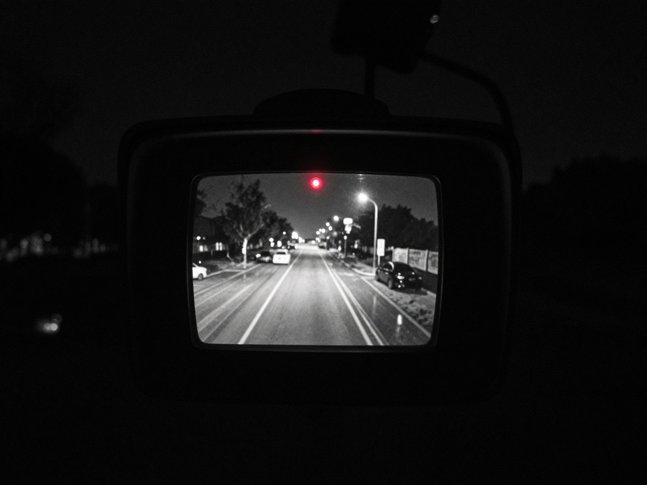 红外LED灯珠在夜视监控中的应用示意图，展示了红外光如何辅助摄像头在黑暗中成像，并与普通可见光LED进行对比。