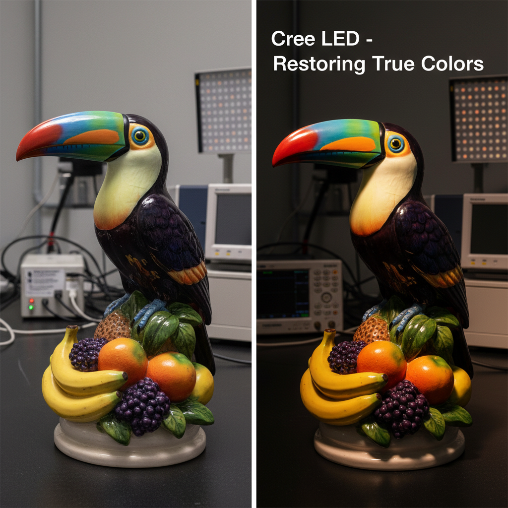 科锐灯珠显色对比,还原真实色彩