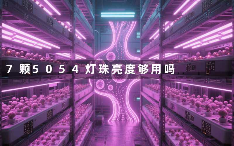 7颗5054灯珠亮度够用吗