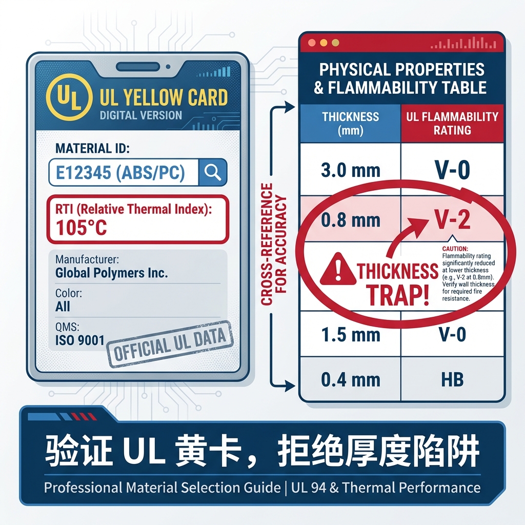 UL94 V-0 阻燃材料全解析：标准定义、测试方法与电子行业应用指南 (2026)