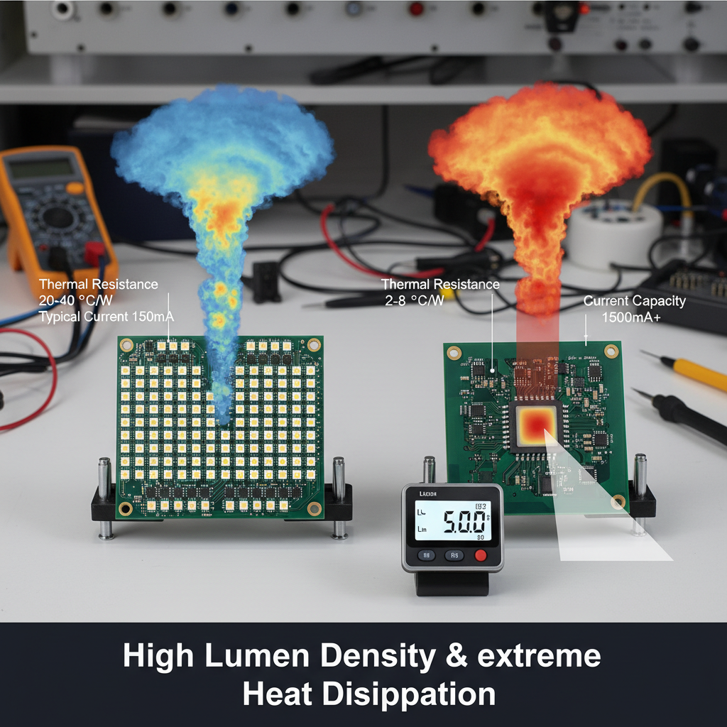 2835与3535光电性能对比：高流明密度与极端散热