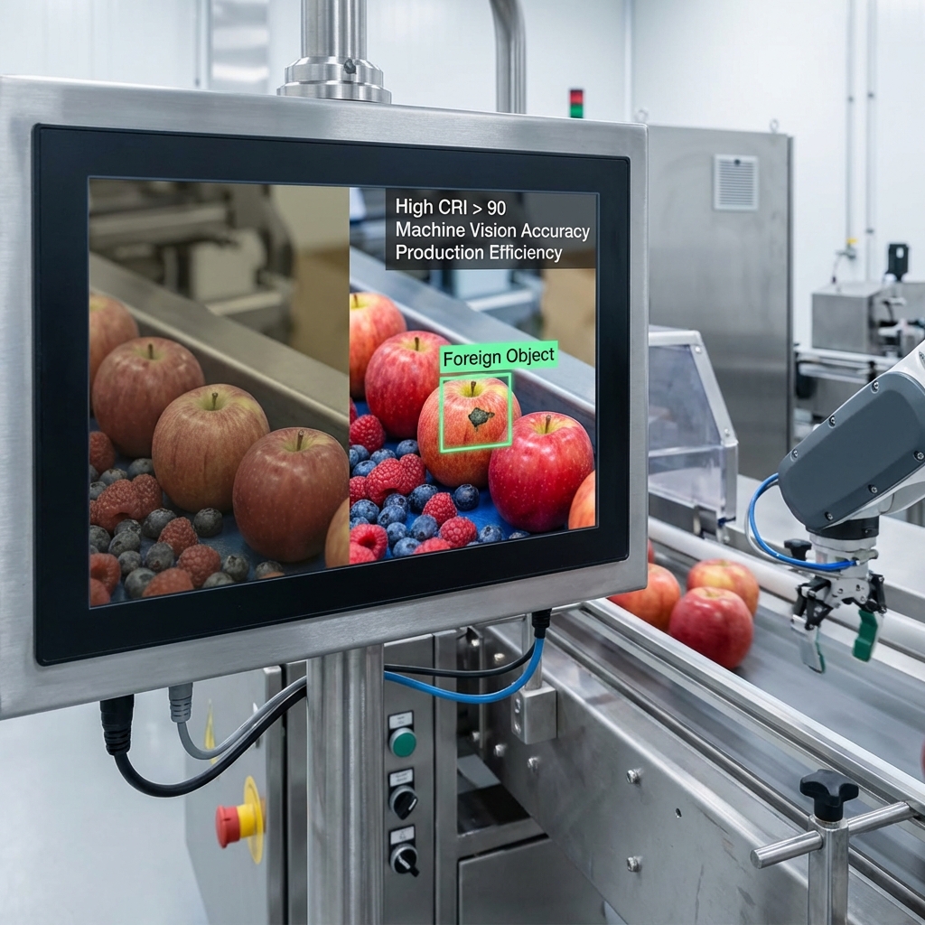 食品级机器人IP69K照明全解析：技术标准、材料特性与卫生安全优势 (2026)