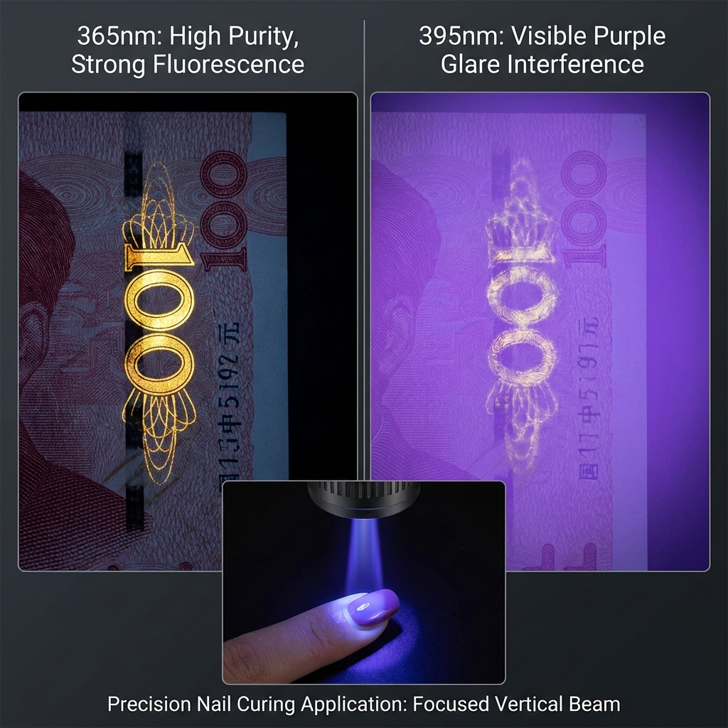 垂直发光紫光1W 365-370nm灯珠技术解析：材料、性能与固化应用全指南 (2026)