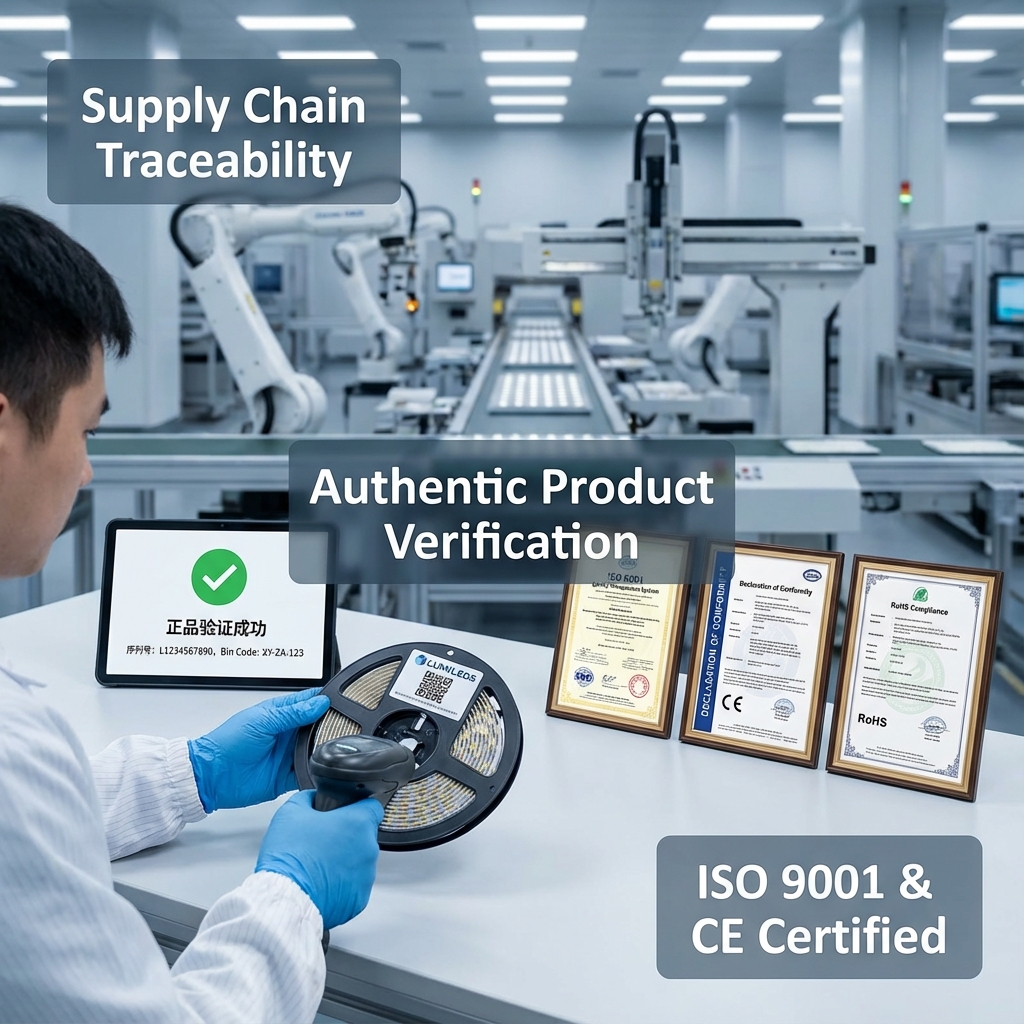 假冒 Lumileds 5050 灯珠鉴别指南：从封装到光效的全面解析