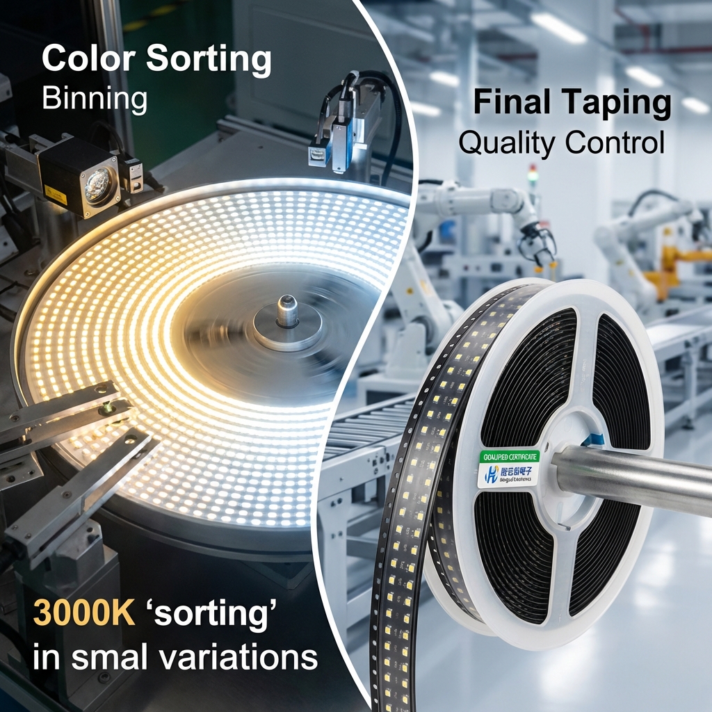 LED灯珠生产流程全解析：从芯片封装到成品测试的技术详解 (2026)