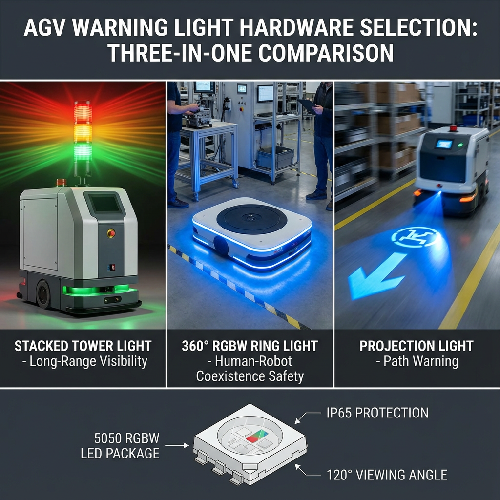 AGV/AMR 警示灯解决方案指南：从灯语标准到故障处理