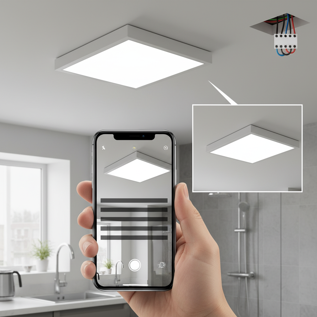 手机摄像头检测LED灯频闪，屏幕显示滚动条纹，直观教学频闪检测方法